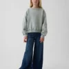 Kinder-Sweatshirt „Vintagesoft Wedge“ mit Rundhalsausschnitt