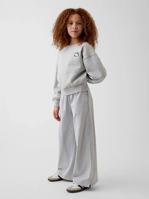 Kinder-Sweatshirt „Vintagesoft Wedge“ mit Rundhalsausschnitt
