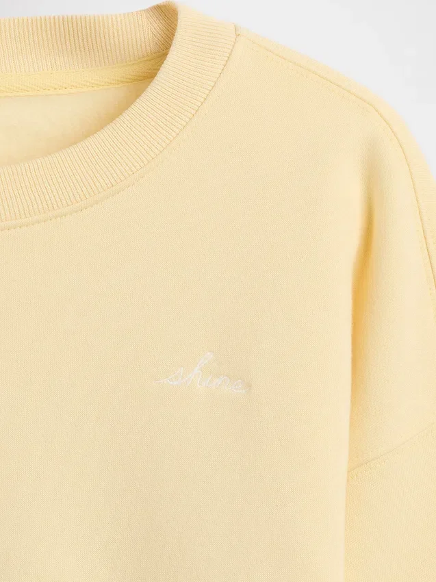 Kinder-Sweatshirt „Vintagesoft Wedge“ mit Rundhalsausschnitt