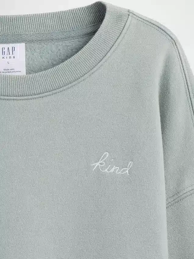 Kinder-Sweatshirt „Vintagesoft Wedge“ mit Rundhalsausschnitt
