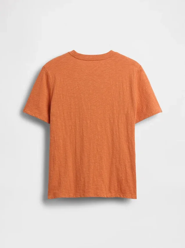 Kinder-T-Shirt aus Bio-Baumwolle mit Tasche