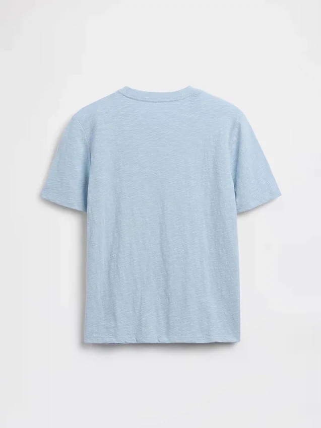 Kinder-T-Shirt aus Bio-Baumwolle mit Tasche
