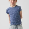 Kinder-T-Shirt aus Rippstrick