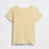 Kinder-T-Shirt aus Rippstrick