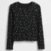 Kinder-T-Shirt aus Rippstrick