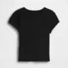 Kinder-T-Shirt aus Rippstrick