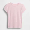 Kinder-T-Shirt aus Rippstrick
