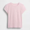 Kinder-T-Shirt aus Rippstrick