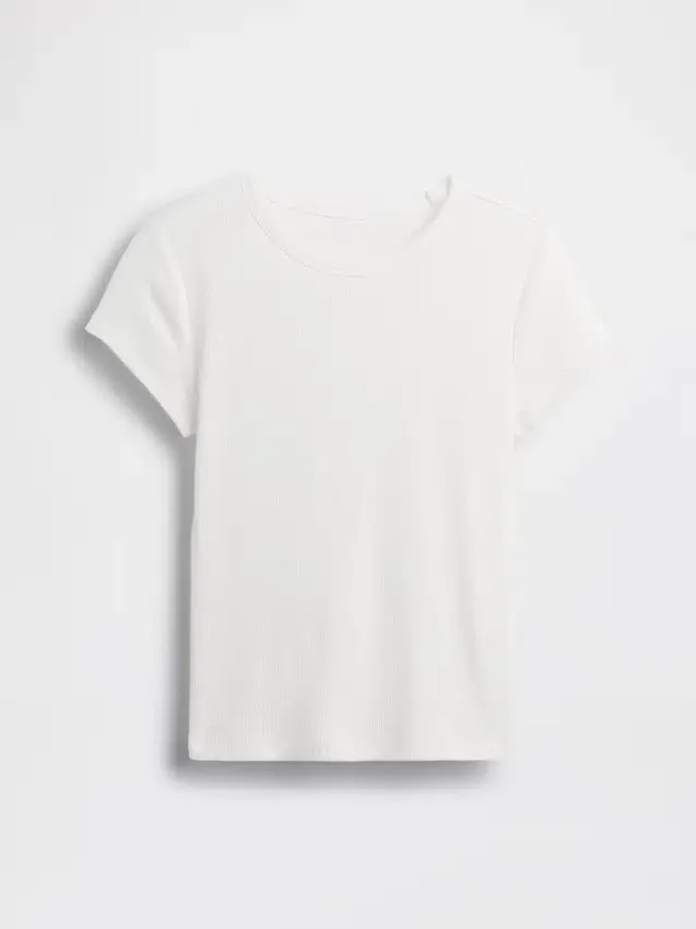 Kinder-T-Shirt aus Rippstrick