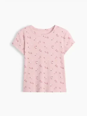 Kinder-T-Shirt aus Rippstrick