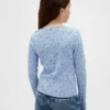 Kinder-T-Shirt aus Rippstrick