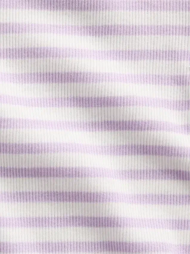 Kinder-T-Shirt aus Rippstrick