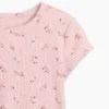 Kinder-T-Shirt aus Rippstrick