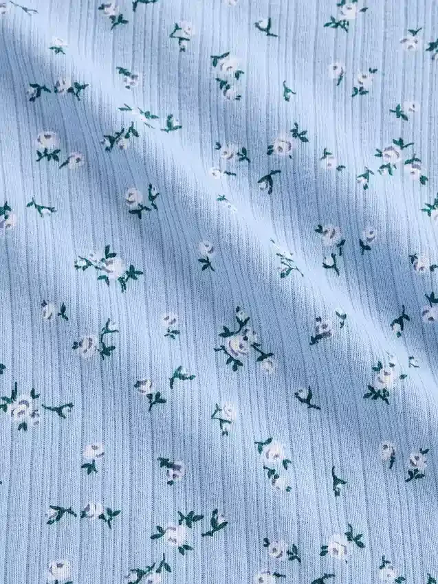 Kinder-T-Shirt aus Rippstrick