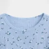 Kinder-T-Shirt aus Rippstrick