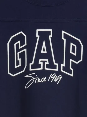 Kinder-T-Shirt aus schwerem Baumwolljersey in Oversize-Passform mit Logo-Naht
