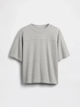 Kinder-T-Shirt aus schwerem Jersey mit Nähten