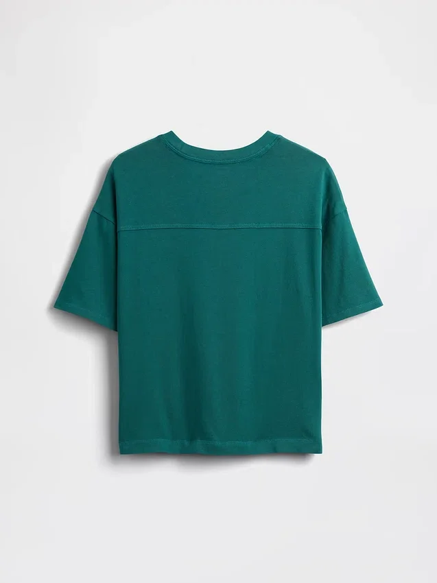 Kinder-T-Shirt aus schwerem Jersey mit Nähten