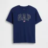 Kinder-T-Shirt aus schwerem, locker sitzendem Stoff mit Gap Logo