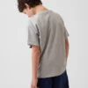Kinder-T-Shirt aus schwerem, locker sitzendem Stoff mit Gap Logo