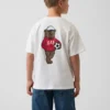 Kinder-T-Shirt aus schwerem, locker sitzendem Stoff mit Gap Logo