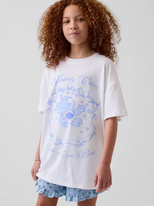 Kinder-T-Shirt „Care Bears“ in Oversize-Passform