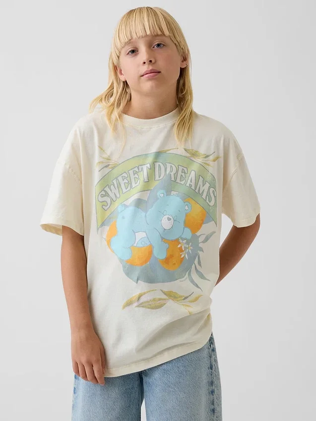 Kinder-T-Shirt „Care Bears“ in Oversize-Passform