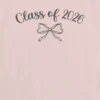 Kinder-T-Shirt „Class of 2026“ mit Schleifen-Motiv