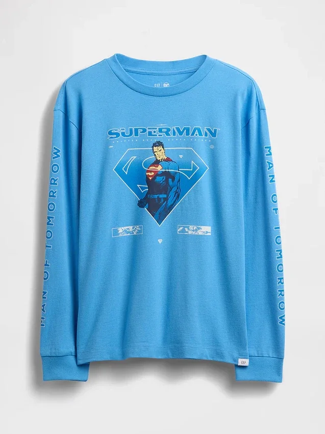 Kinder-T-Shirt „DC™“ mit Grafik in lockerer Passform