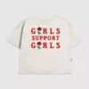 Kinder-T-Shirt für Mädchen mit „Support Girls“-Motiv