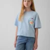 Kinder-T-Shirt „Hello Kitty“ im Oversize-Box-Schnitt