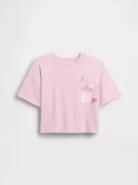 Kinder-T-Shirt „Hello Kitty“ im Oversize-Box-Schnitt