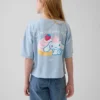 Kinder-T-Shirt „Hello Kitty“ im Oversize-Box-Schnitt