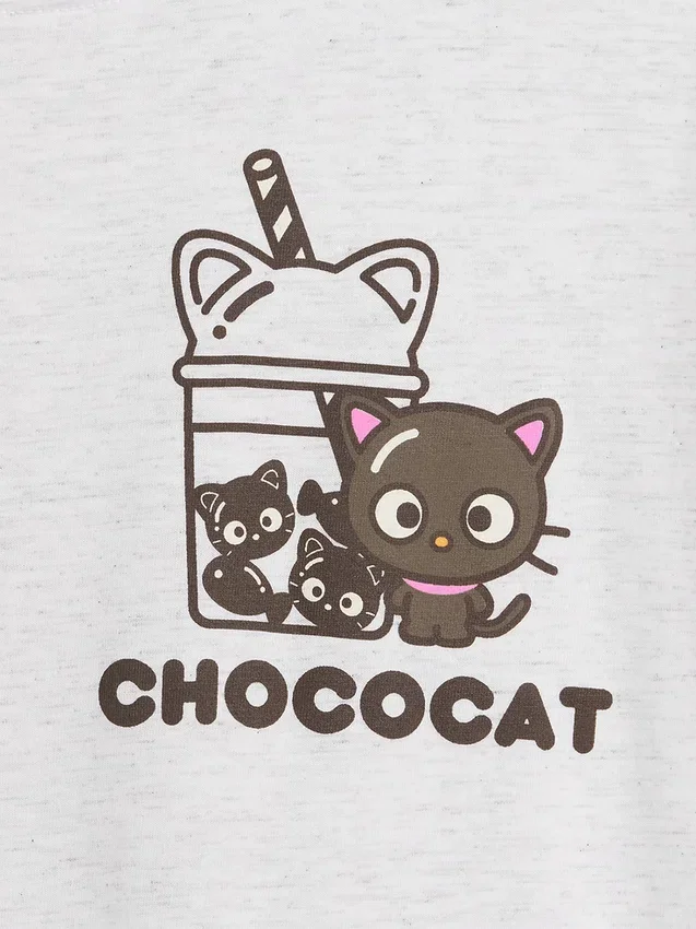 Kinder-T-Shirt „Hello Kitty“ im Oversize-Box-Schnitt