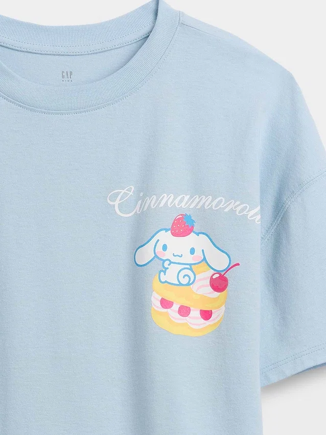 Kinder-T-Shirt „Hello Kitty“ im Oversize-Box-Schnitt