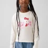 Kinder-T-Shirt „Hello Kitty“ mit übergroßem Aufdruck
