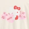 Kinder-T-Shirt „Hello Kitty“ mit übergroßem Aufdruck