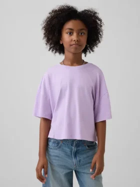 Kinder-T-Shirt in Oversize-Boxy-Passform