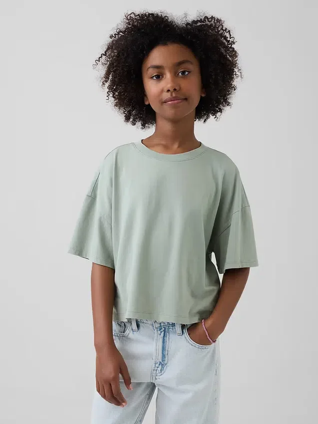 Kinder-T-Shirt in Oversize-Boxy-Passform