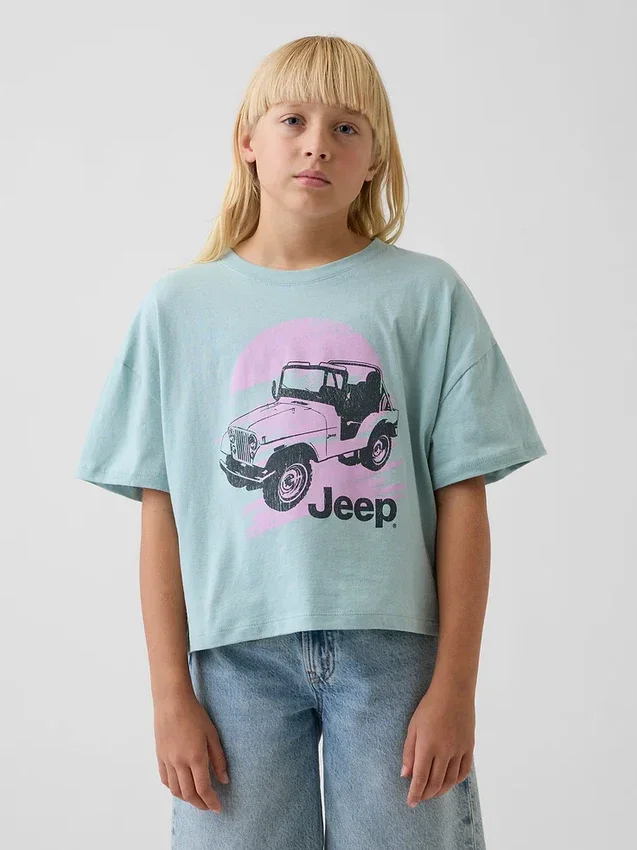 Kinder-T-Shirt in Oversize-Boxy-Passform