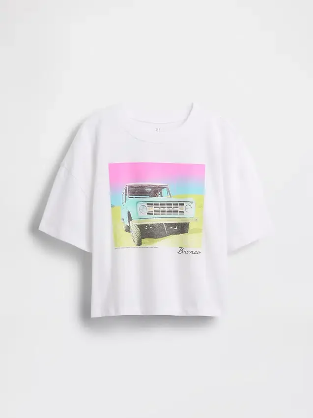 Kinder-T-Shirt in Oversize-Boxy-Passform