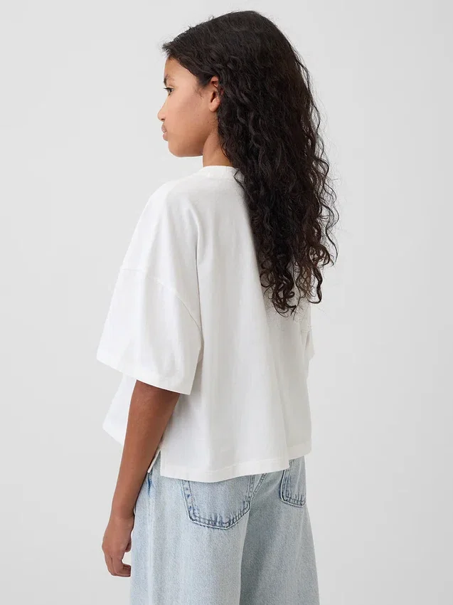 Kinder-T-Shirt in Oversize-Boxy-Passform