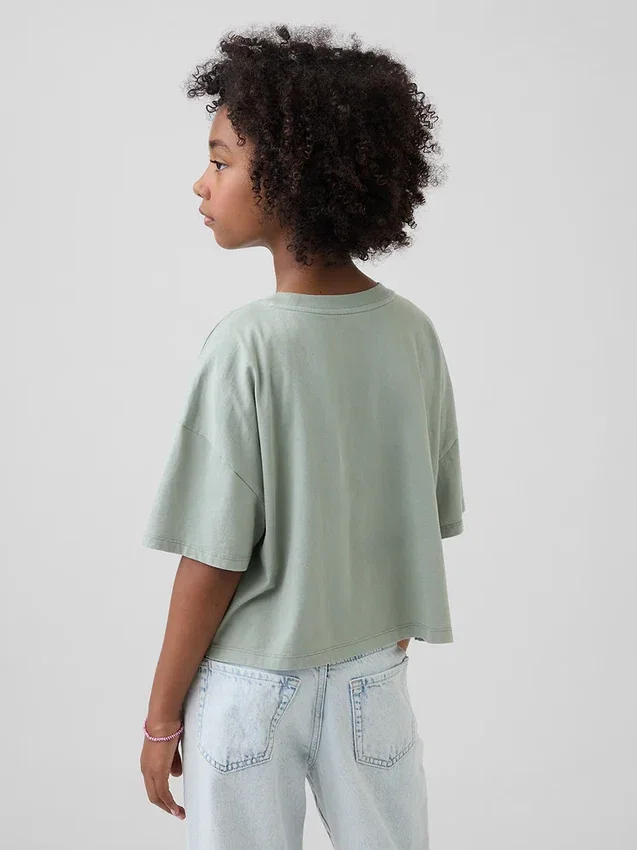 Kinder-T-Shirt in Oversize-Boxy-Passform