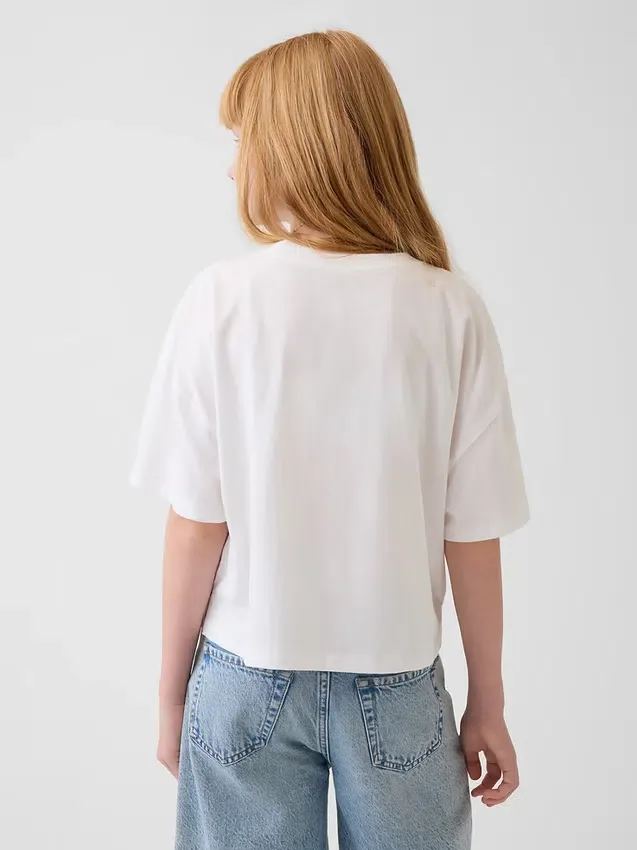 Kinder-T-Shirt in Oversize-Boxy-Passform