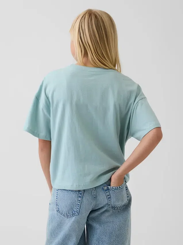 Kinder-T-Shirt in Oversize-Boxy-Passform