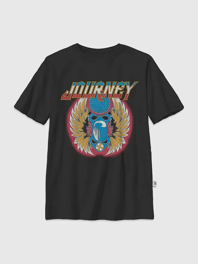 Kinder-T-Shirt „Journey Scarab Freedom Disco Glow“ mit Grafik