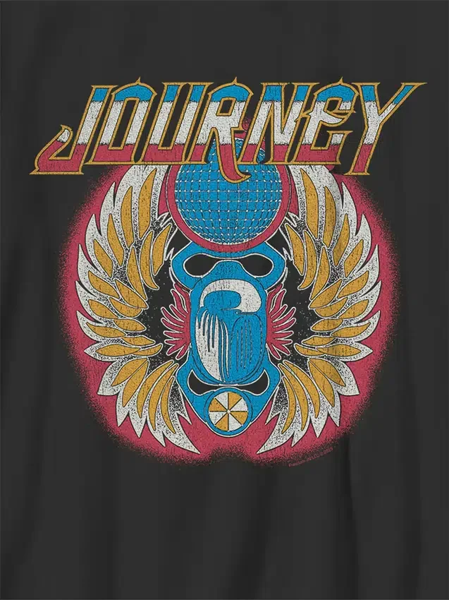 Kinder-T-Shirt „Journey Scarab Freedom Disco Glow“ mit Grafik