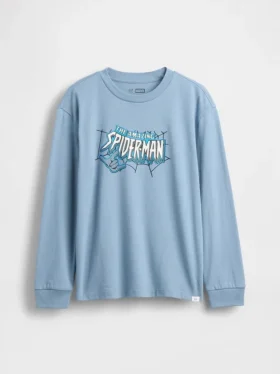 Kinder-T-Shirt „Marvel“ mit Grafik, lockere Passform