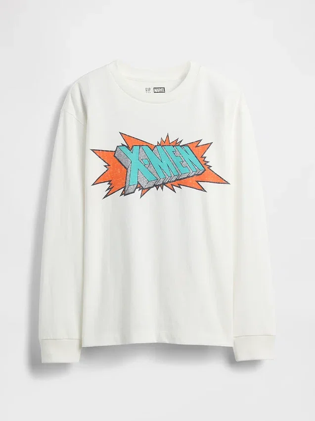 Kinder-T-Shirt „Marvel“ mit Grafik, lockere Passform