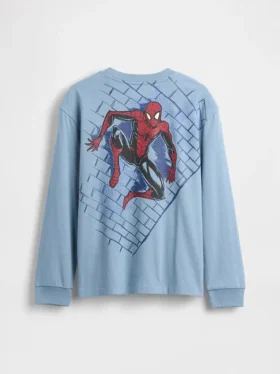 Kinder-T-Shirt „Marvel“ mit Grafik, lockere Passform